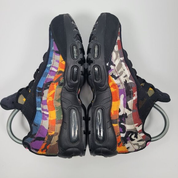 Nike Air Max 95 ERDL Party Youth Multi Color Sneakers AR4473-001 US Size 4.5 - Picture 6 of 8